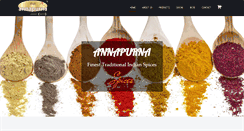 Desktop Screenshot of annapurnaspices.com